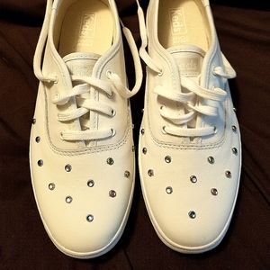 Womens Leather Keds Size 8